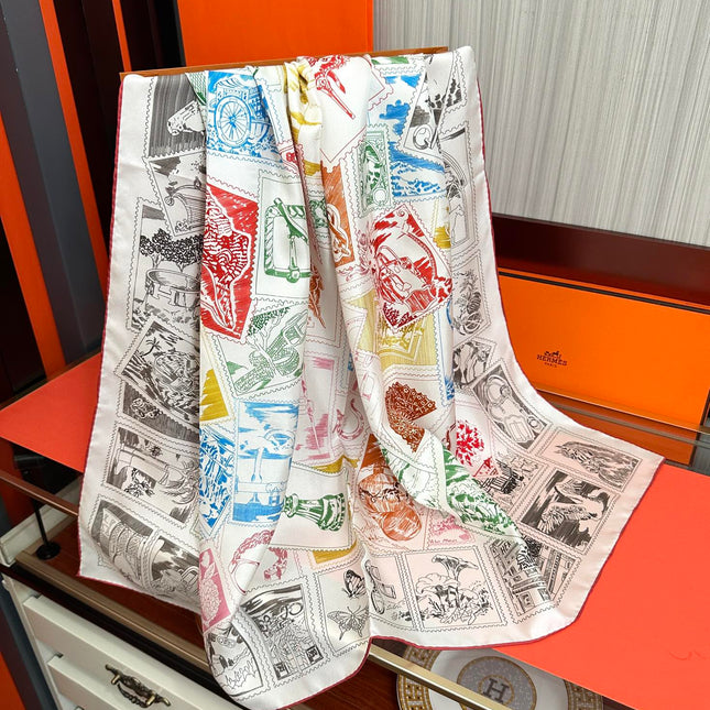 HERMES 25S SCARF 90 IN SILK 732035