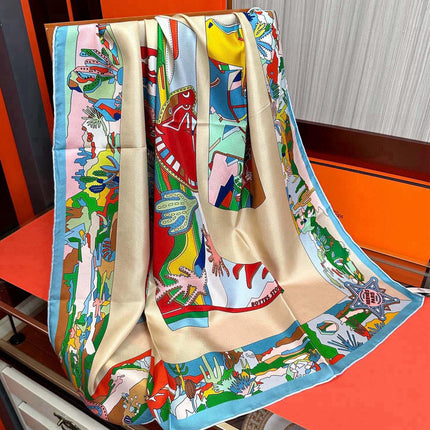 HERMES 25S SCARF 90 IN SILK 733835