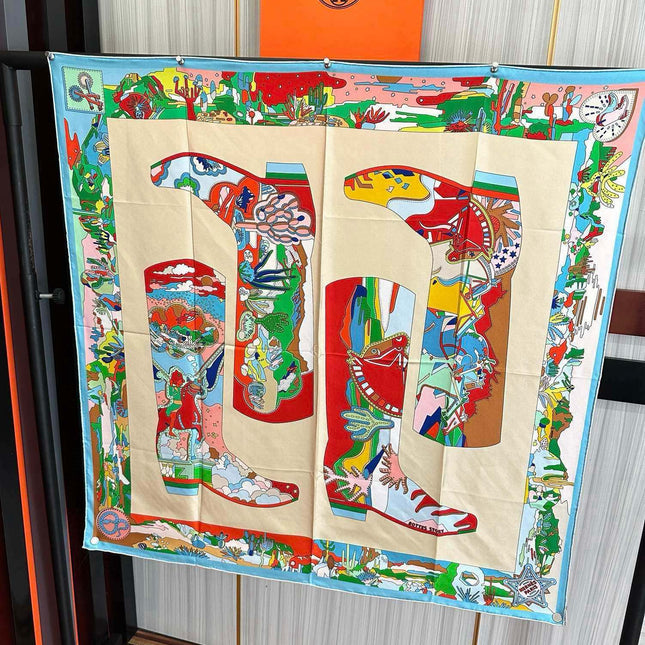 HERMES 25S SCARF 90 IN SILK 733835