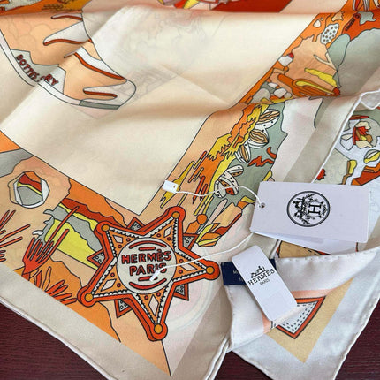 HERMES 25S SCARF 90 IN SILK 33836