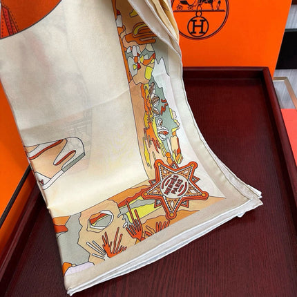 HERMES 25S SCARF 90 IN SILK 33836