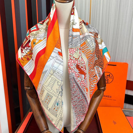 HERMES 25S SCARF 90 IN SILK 733848