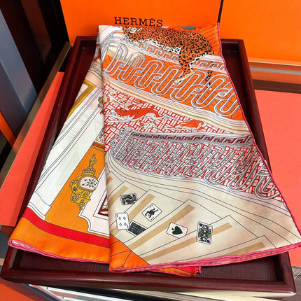 HERMES 25S SCARF 90 IN SILK 733848