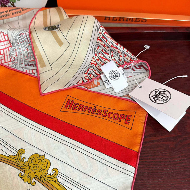 HERMES 25S SCARF 90 IN SILK 733848