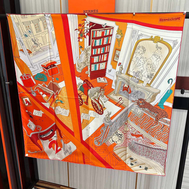 HERMES 25S SCARF 90 IN SILK 733848