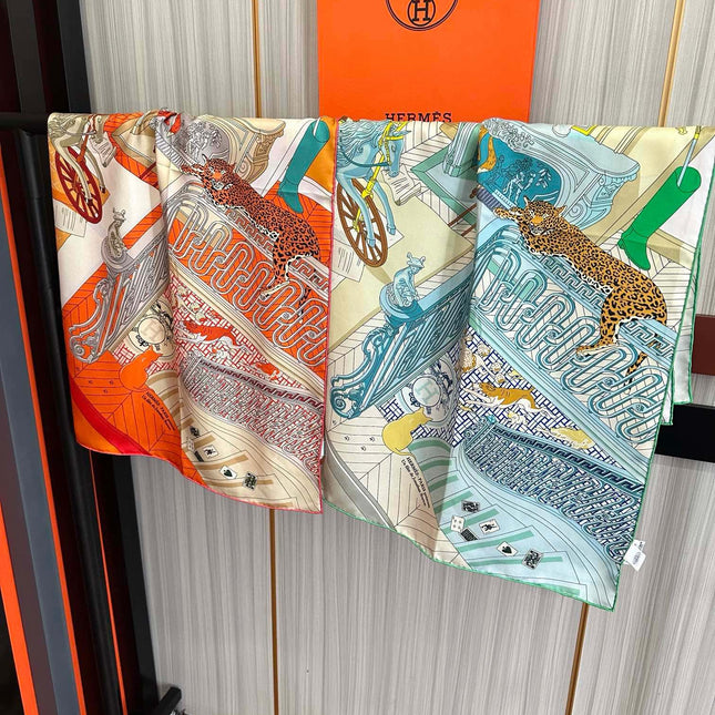 HERMES 25S SCARF 90 IN SILK 733849