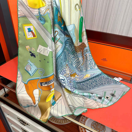 HERMES 25S SCARF 90 IN SILK 733849