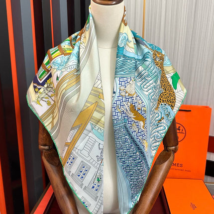 HERMES 25S SCARF 90 IN SILK 733849