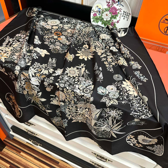 HERMES 25S SCARF 90 IN SILK 735731