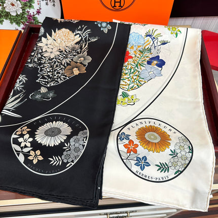 HERMES 25S SCARF 90 IN SILK 735731