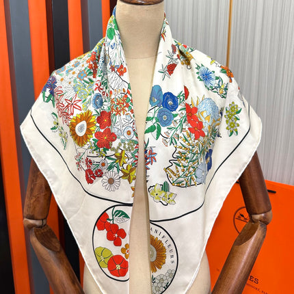 HERMES 25S SCARF 90 IN SILK 735732