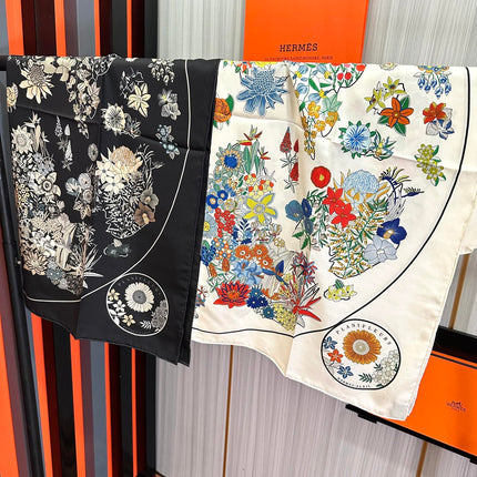 HERMES 25S SCARF 90 IN SILK 735732