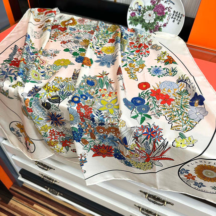 HERMES 25S SCARF 90 IN SILK 735732