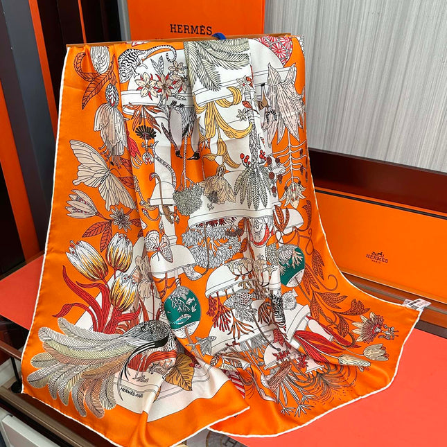 HERMES 25S SCARF 90 IN SILK 735740