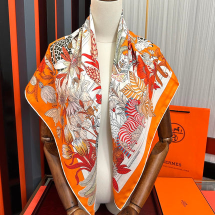 HERMES 25S SCARF 90 IN SILK 735740