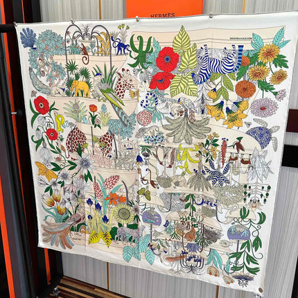 HERMES 25S SCARF 90 IN SILK 735741