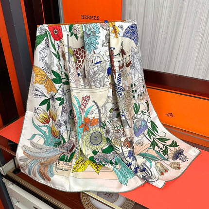 HERMES 25S SCARF 90 IN SILK 735741