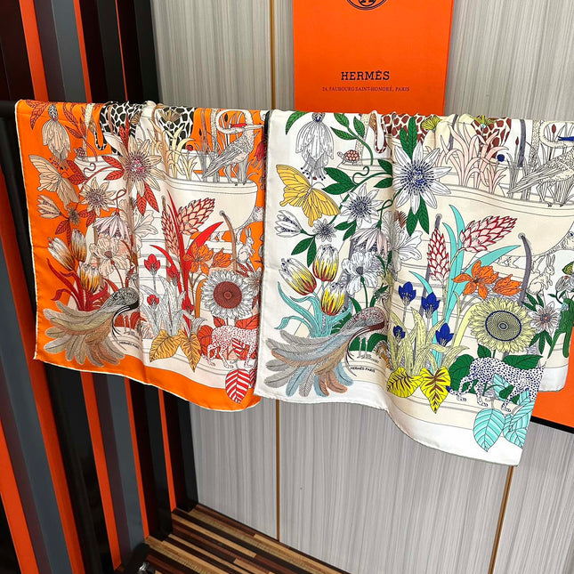 HERMES 25S SCARF 90 IN SILK 735741