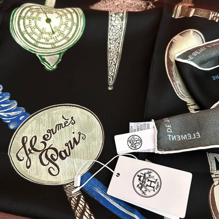 HERMES 25S SCARF 90 IN SILK 003