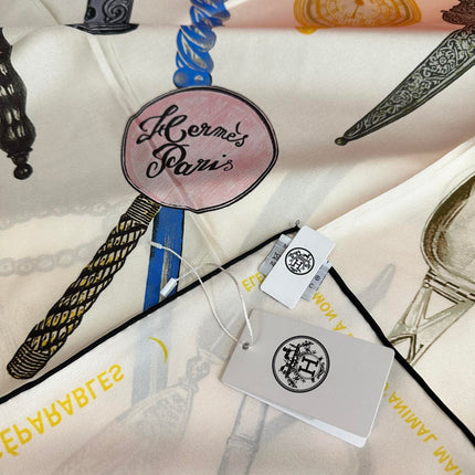 HERMES 25S SCARF 90 IN SILK 005