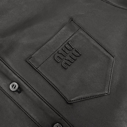 MIUMIU LEATHER JACKET STYLE 514