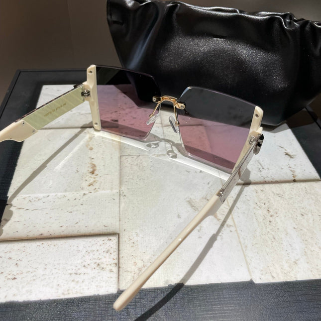 OVERSIZED FF DIAMONDS SQUARE FRAME SUNGLASSES 518548 IN ACETATE