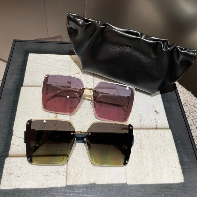 OVERSIZED FF DIAMONDS SQUARE FRAME SUNGLASSES 518548 IN ACETATE