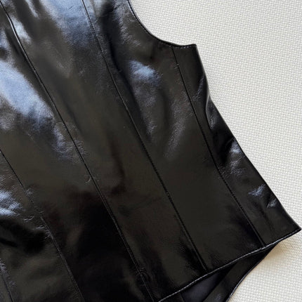 CHANEL LEATHER VEST STYLE 18