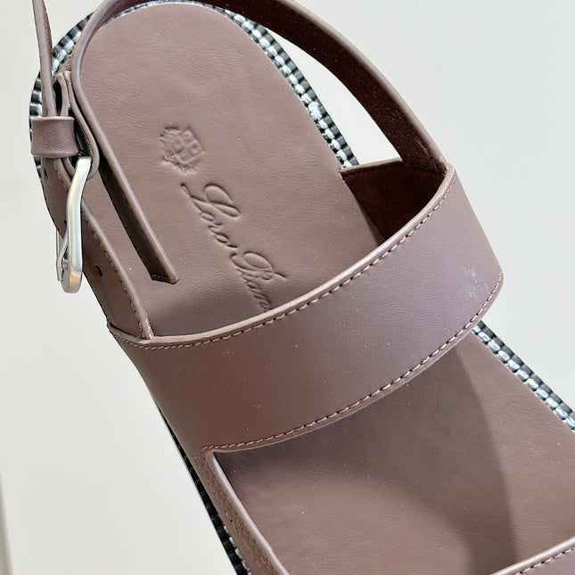 LP NAMA SANDAL CHOCOLATE CALFSKIN