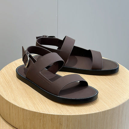 LP NAMA SANDAL CHOCOLATE CALFSKIN