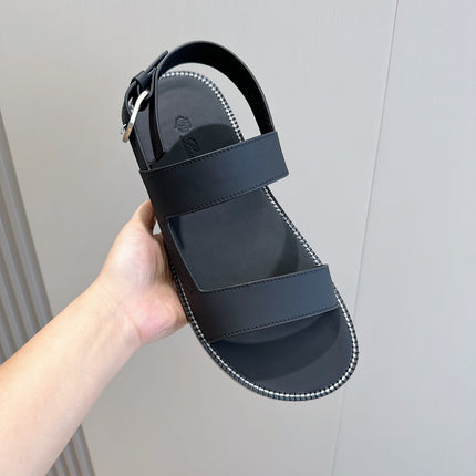 LP NAMA SANDAL DARK AEGEAN CALFSKIN