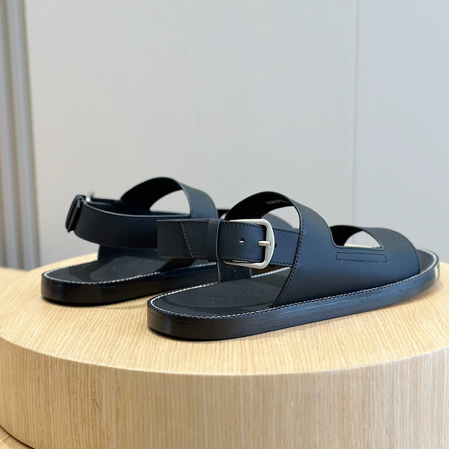 LP NAMA SANDAL DARK AEGEAN CALFSKIN