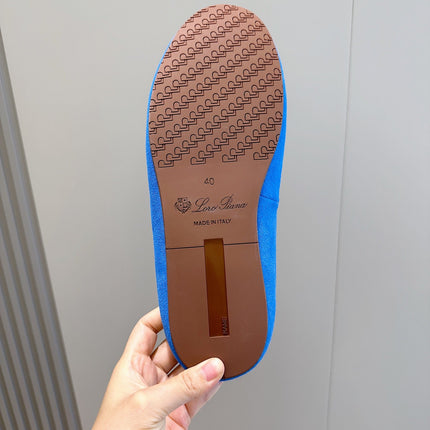 LP TOMORI SABOT MULES LAPIS SUEDE