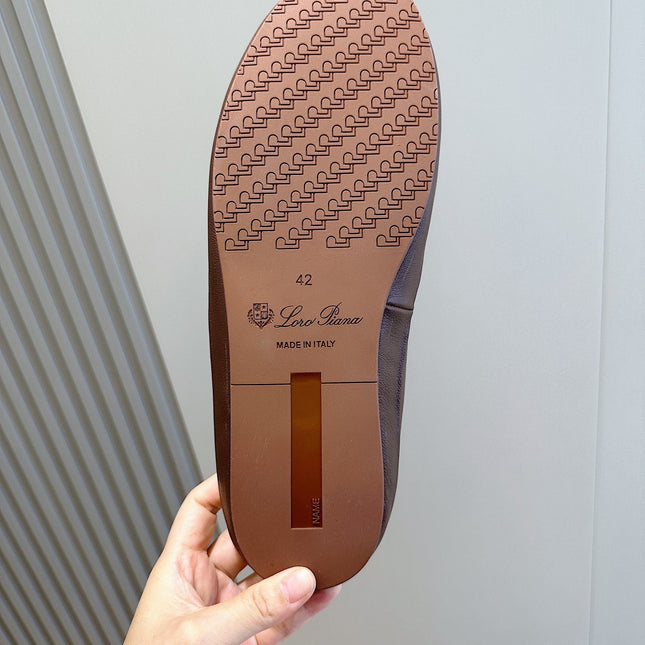 LP TOMORI SABOT MULES CHOCOLATE CALFSKIN