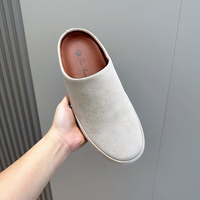 LP TOMORI SABOT MULES CLOUD SUEDE