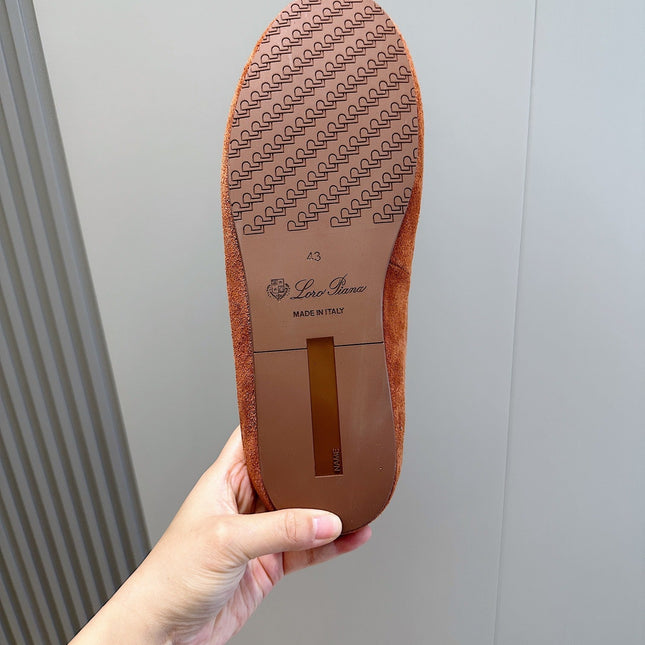 LP TOMORI SABOT MULES RUSSET SUEDE