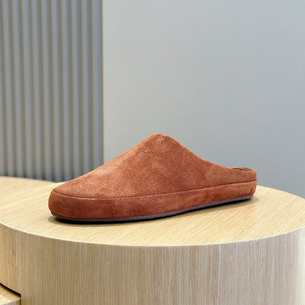 LP TOMORI SABOT MULES RUSSET SUEDE