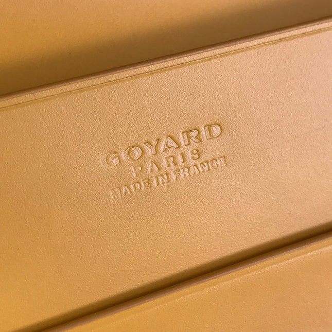 RICHELIEU WALLET 19 IN YELLOW GOYARDINE CANVAS