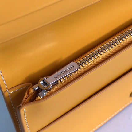 RICHELIEU WALLET 19 IN YELLOW GOYARDINE CANVAS