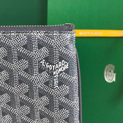 SÉNAT MGM POUCH 40 IN GREY GOYARDINE CANVAS