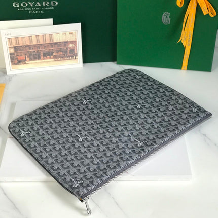 SÉNAT MGM POUCH 40 IN GREY GOYARDINE CANVAS