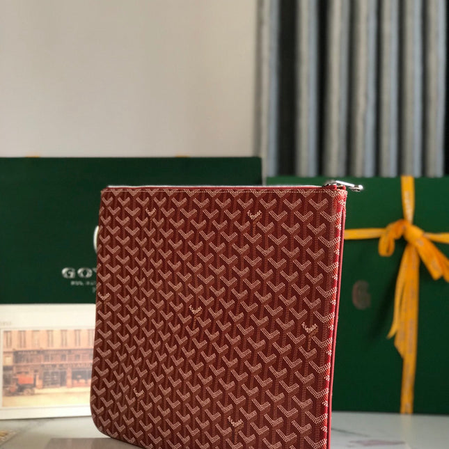 SÉNAT MGM POUCH 40 IN MONZA RED GOYARDINE CANVAS