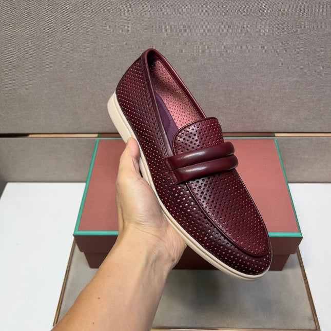 LP PERFORATED LOAFERS JAM CALFSKIN