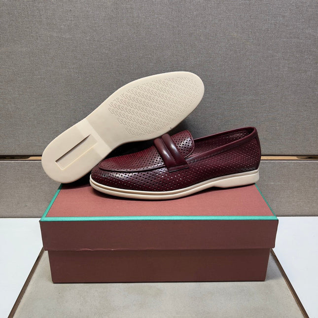 LP PERFORATED LOAFERS JAM CALFSKIN