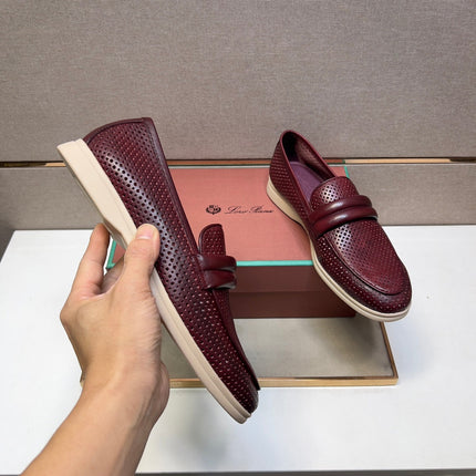 LP PERFORATED LOAFERS JAM CALFSKIN