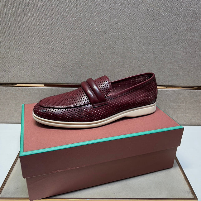 LP PERFORATED LOAFERS JAM CALFSKIN