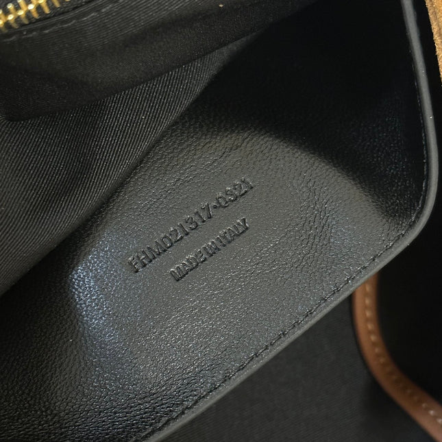 JAMIE 43 LARGE SUEDE CARAMEL BROWN