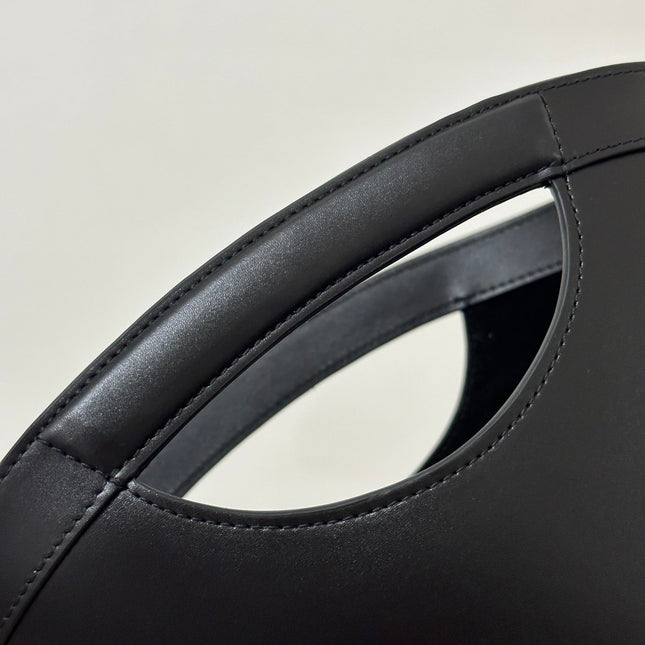 MINI 29 BLACK SOLF CALFSKIN BASKET BAG