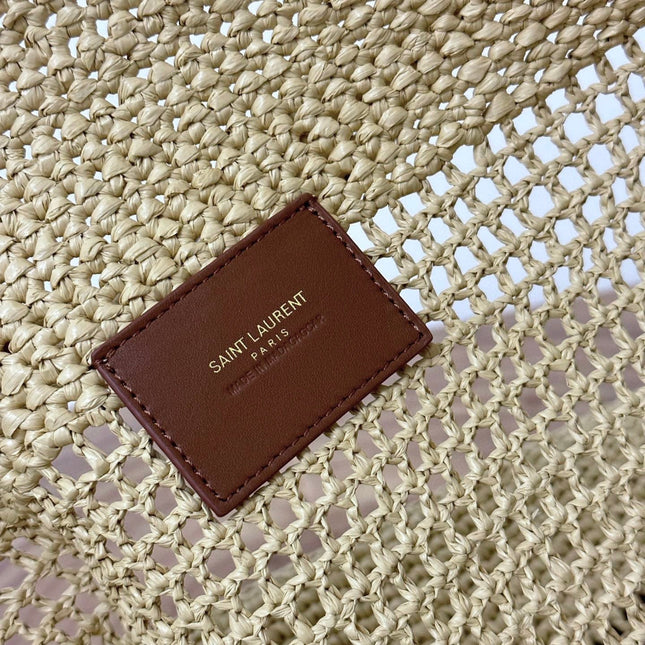 RAFFIA ICARE 55 BEIGE BROWN STRAW