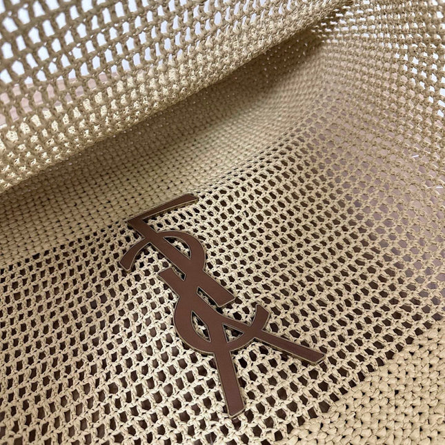 RAFFIA ICARE 55 BEIGE BROWN STRAW